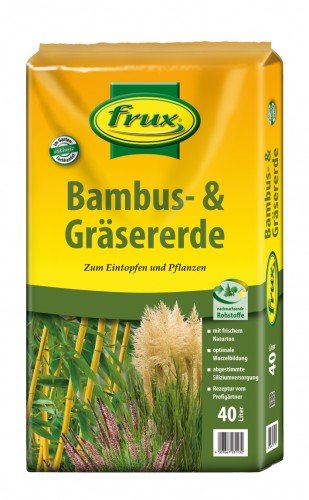 frux ClassicLine Bambuserde Gräsererde, 40 L
