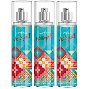 Wottagirl Pure Paradise Pack Of 3 Combo Set Perfumes Best Offers For Women Girls Spray Long Lasting