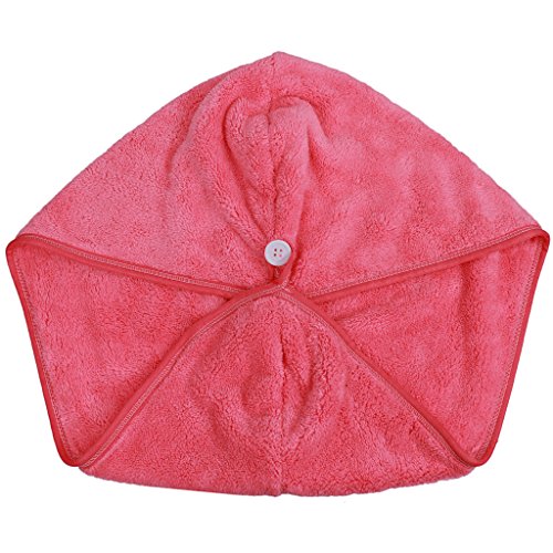 Generic Soft Hair Drying Towel Wrap Turbie Turban Head Shower Bun Cap for Women Girls - peachpuff RS.250 (50.00% Off) - Amazon