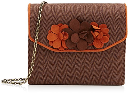 Ruby Shoo Womens Oslo Clutch Brown