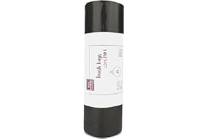 IDEA HOME D.RECT Sacchi per la Spazzatura 240L, 10 Pezzi - Sacchi Nettezza per il Riciclaggio, per la Cucina, Nero