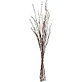 INIFLM 10 PCS Artificial Curly Willow Branches, 26 Inches Fake Bendable Sticks Vintage Vines Stems Lifelike Decorative Dry Twigs for Vase DIY Crafts Wedding Floral Arrangement Decor, Brown