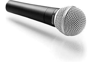 Shure SM58-LCE Microfono professionale dinamico e cardioide (+ astuccio e supporto inclusi)