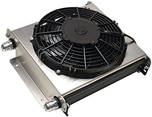 Derale 15875 Hyper-Cool Extreme Remote Mount Fluid Cooler,Black