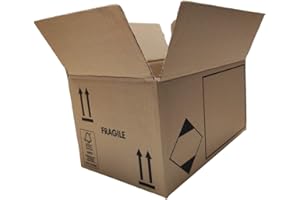 Lot de 10 boites en 16*12*11cm pour déménager, envoyer, ou stocker. Cartons haute résistance 20 kg