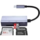 sunshot SD/TF-Kartenleser für iPhone/Pad, tragbarer Speicherkartenleser, unterstützt SD/TF-Kartenleser, Plug-and-Play, keine 