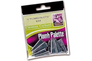 Delalande Pêche 0940022 10 Plombs Palettes 22 GR Adulte Unisexe, Universel, Taille Unique