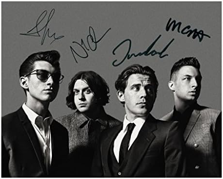 Arctic Monkeys Autographed Signed 21cm x 29.7cm A4 Photo Poster