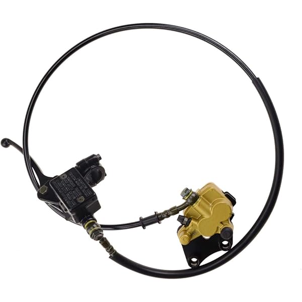 Cilindro Principale Freno Posteriore Per Moto E ATV - In Alluminio Dorato, Universale Per Pit Bike E Sportbike - Foto 9