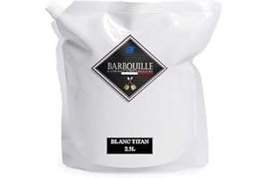 BARBOUILLE - Sous-Couche D'accroche - Tous Supports - Stratifiés & Carrelages - Lessivable - Séchage En 30 min - COV A+ & Carbone Neutre - Fabriquée En France - Blanc Titanium - 2,5 L