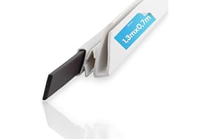 DL-pro Juego de juntas universales para puertas, 1300 x 700 mm, junta magnética de goma para atornillar en los dispositivos combinados de nevera con congelador (sin adhesivo)