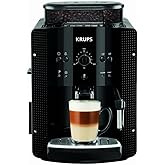 Krups Arabica Picto Kaffeevollautomat, Milchschaumdüse, 2-Tassen-Funktion, Drehregler, Einfache Reinigung, Kaffeemaschine, Sc