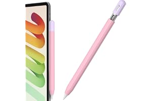 FAFALITHIC Silikonskal kompatibelt med Apple Pencil (USB-C) fodral, polygonal design, bekvämt grepp, stöder magnetisk fastsät