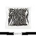 Neitsi® 5mm Silicone Lined Micro Rings Links Beads Linkies for I Bonded Tipped Hair Extensions (500, Dark Brown#)