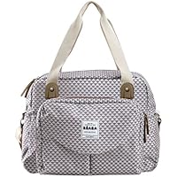 Sac à Langer Bébé Bandoulière - Grande Capacité Coton 36x30cm