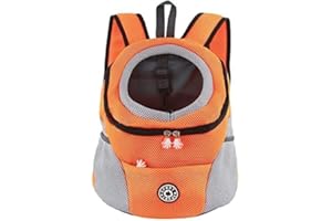 M MUNCASO Sac à Dos de Transporter pour Petits Chiens Tissu Elastique et Perméable avec Fond étanche, pour Randonnée Voyage en Plein Air