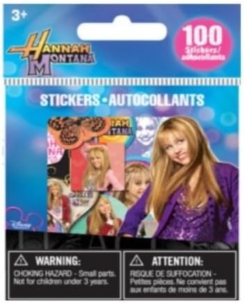 DISNEY HANNAH MONTANA / MILEY CYRUS STICKERS - 100 STICKERS - STOCKING FILLER