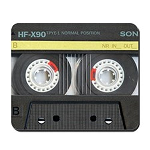 CafePress – Kassetten Kissen Fall – rutschfeste Gummi Mauspad, Gaming Maus Pad