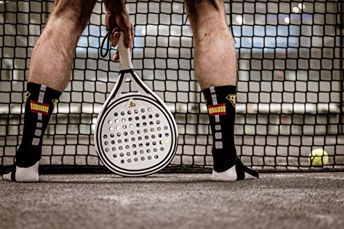 Padelfreak Calcetines Premiun Spain Dark, Negros