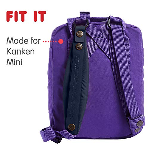 Fjällräven Kånken Mini Shoulder Pads, Housses de Sac à Dos Mixte Adulte, Bleu (Navy), 24x36x45 Centimeters (W x H x L)