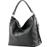 damentaschen leder sale ein Außenfach mit Reißverschluss auf der Rückseite | ein stabiler Tragegriff ca. 36 cm lang | verstärkter Boden | Innenmaterial aus festem Stoff (die Farbe des Innenfutters kann je nach Fertigung vom Bild abweichen) | silberfarbene Metallteile - abnehm-/verstellbarer Schultergurt von ca. 71 - 129 cm Länge inklusive