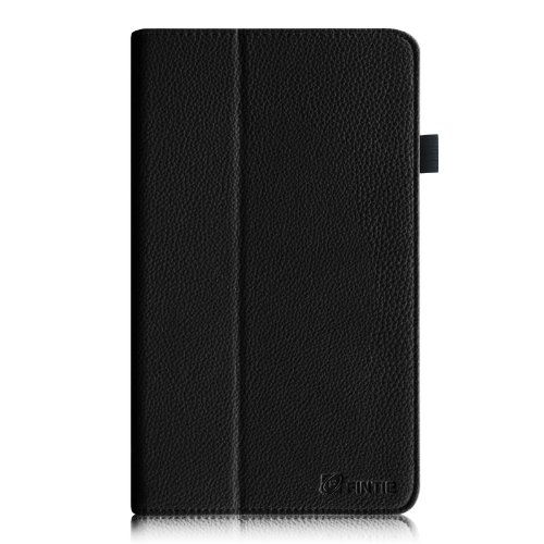 Fintie Samsung Galaxy Tab 4 7.0 Hülle Case – Slim Fit Folio Kunstleder Schutzhülle Cover Tasche mit Ständerfunktion für Samsung Galaxy Tab 4 7.0 T230 T235 (7 Zoll) Tablet, Schwarz - 9