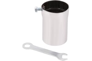 EBTOOLS Db Killer Universale adatto perElerose Universale Terminale Di Scarico In Inox,Silenziatore Tubo Modificato Da 50 Mm Acciaio Inox Db La Maggio