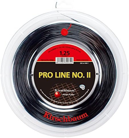 Still in Black Pro Line Tennis String, Black 80
