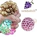 Produktbild UvaQuetsch ® LED-Glitzer Quetschball +++ inkl. Geschenkbox +++ 2019 +++ Antistressball Stressball Knetball Quetschi (Rosa)