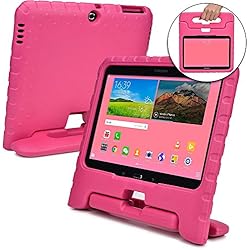 Cooper Cases Funda Infantil (TM) Dynamo para Samsung Galaxy Tab 4 10.1 & 3 10.1 en Rosa + Protector de Pantalla Gratuito (Ligera, absorción de Impactos, Espuma EVA Segura para los niños)