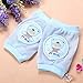Baby Mesh Knee pad Safety Knee Pad Kids Socks Knee Cotton Breathable (Blue)