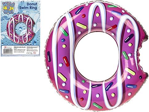 Inflatable Giant Donut Design Float for Swimming Pool or Beach Sea