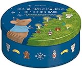 Adventskalender: Der Weihnachtswunsch der kleinen Maus - 24 kurze Geschichten für Kinder zum Lesen und Vorlesen ab 3 Jahren - In Blechdose mit 24 Karten zum Aufhängen by