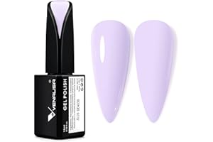 ‎V VENALISA VENALISA UV Nagellack Helles Lila 15ml Gel Nagellack anfänger für UV Nagellampe Langlebige Maniküre Nagelgellack Soak Off Nail Gel Polish Schellack Light Purple