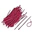 Price comparison product image Uxcell Plastic Cable Wire Marker Ties Straps Amaranth, 4 inch, 100 Pcs