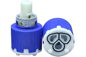 Schläfer | 480050-35mm cartouche de mitigeur cartouche de rechange en céramique pour bas monocommande à 2 pieds, Kerox, mitigeur à ouverture droite, cuisine, baignoire, économie d'eau et d'énergie