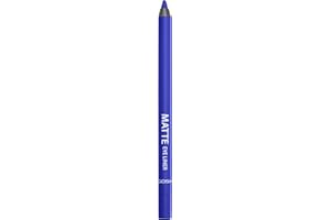‎GOSH GOSH Matte Eyeliner in leuchtendem Blau I cremig weiche Textur für einfaches Auftragen I hohe Deckkraft, ideal für Smokey Eyes I perfekt zu Maskara I vegan & parfümfrei I 008 Crazy Blue