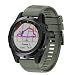 Produktbild Y56 ersatzband Armband Uhrenarmband Bracelet fitnessarmband für Garmin Fenix 5X Plus,Ersatz Silikon Schnellverschluss Einfach Fit Wirstband Für Garmin Fenix 5X Plus (Army Grün)