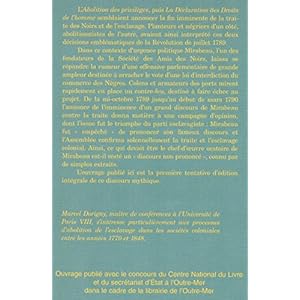 Les bières flottantes des négriers / Un discours non prononcé sur l'abolition de la traite des Noirs / novembre 1789 - mars 1790