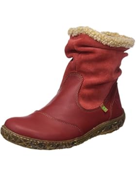 El Naturalista Damen N758 Soft Grain-Lux Suede Nido Kurzschaft Stiefel