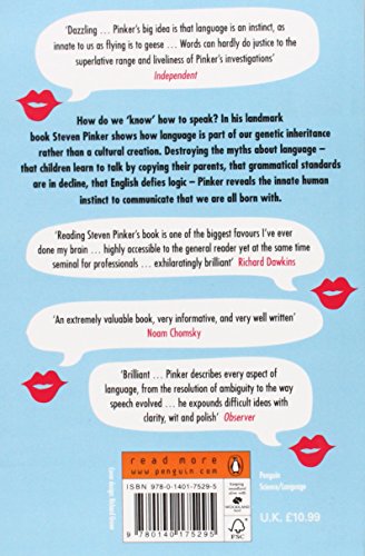 Book's Cover of The Language Instinct: How the Mind Creates Language
