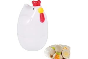 Gokelomg - 1 cuiseur à vapeur pour micro-ondes - Accessoire de cuisine en Polypropylène + Alliage d'aluminium Blanc - Contient 1 cuiseur à vapeur