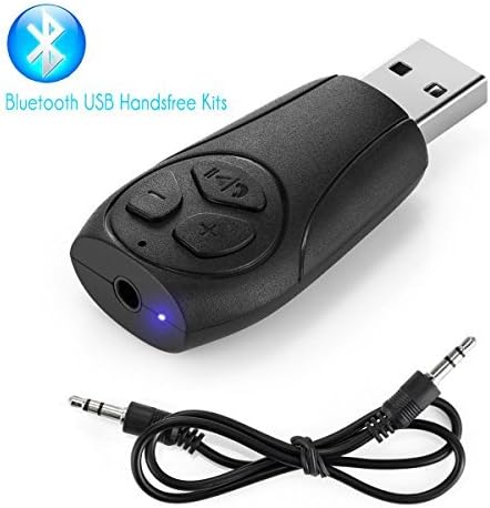 TEQStone,USB Bluetooth Receiver, Bluetooth Audio Stereo Receiver ,Universal Fit for Car AUX in Home and outdoor, USB port ,card reader ,MP3 decoding