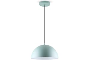 ‎LED UNIVERSUM LED Universum Jada Mint Pendant Light, Diameter 30 cm x 125 cm, E27 Socket, Max. 40 W, Pendant Lamp, Ceiling Light, Living Room Light, Children's Room Lamp, Metal