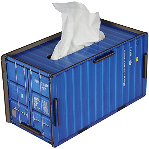 Werkhaus Container Tissue Box blau