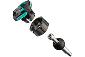 Ultimateaddons M6 Motorcycle Handlebar Top Clamp Bolt Attachment with 3 Prong Attachment