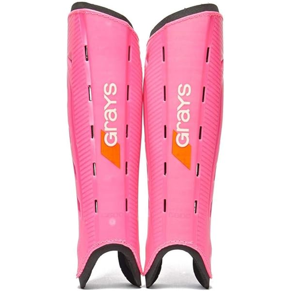 Grays Hockey Shield Shinguards Fluo Pink Black Large GRAYS Hockey