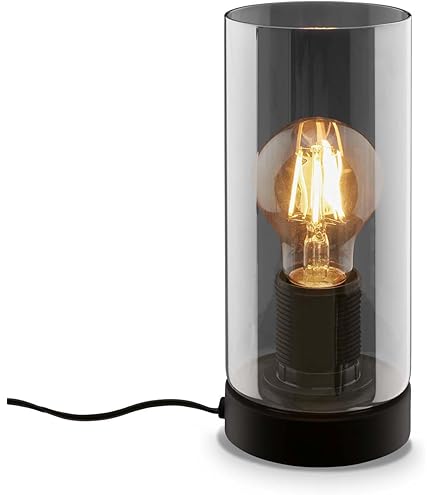 Acheter EGLO Lampe De Table LED Trepella, Sans Fil Tactile à Intensité Variable Avec Changement Couleur, Chevet En Métal Noir Et Plastique Transparent, RVB, Blanc Chaud ? Comparer Chez