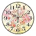 Produktbild W-xiao uhr Kreative Wanduhr/Digitale Wanduhr, runde rustikale Wanddekoration für Zuhause, geeignet für Wohnzimmer, Schlafzimmer, Küche