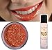 Bundle 5 Items : Itay Mineral Cosmetics: Glitter Kit Party a Must! - Liquid Sparkle Bond (Glitter Glue) + Lip Sealer (Lip Glitter Glue) + 2 Glitter Cosmetics Coral + Deep Sea Blue +eye liner brush